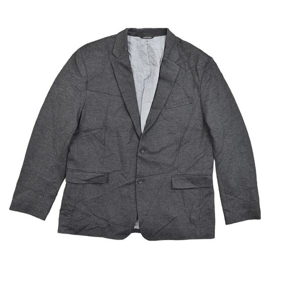 Banana Republic Gray Suit 46R Rayon 2 Piece Sport Coat Standard Fit - Picture 1 of 8